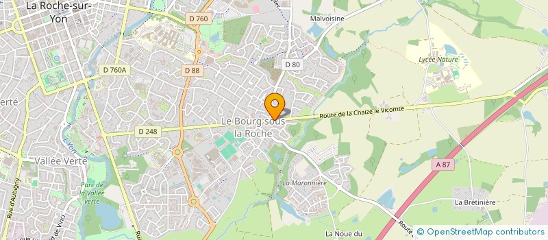 localisation de l'entreprise MADAME MARIE-FRANCE BARDIN à LA ROCHE-SUR-YON