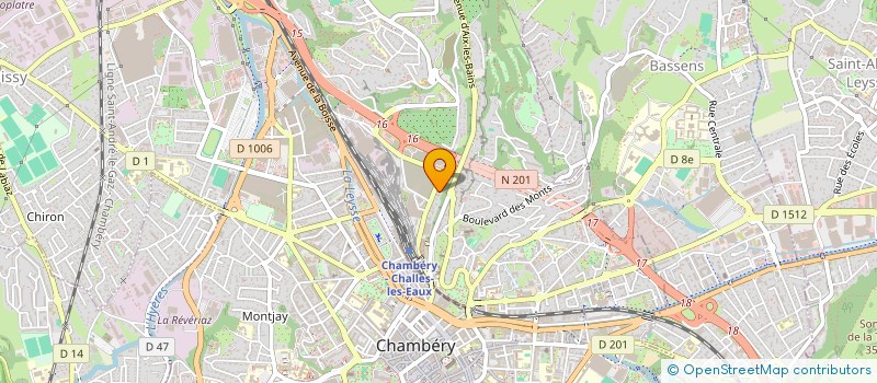 localisation de l'entreprise MADAME MARIE-FRANCE BAUDRENGHIEN  CHAMBERY