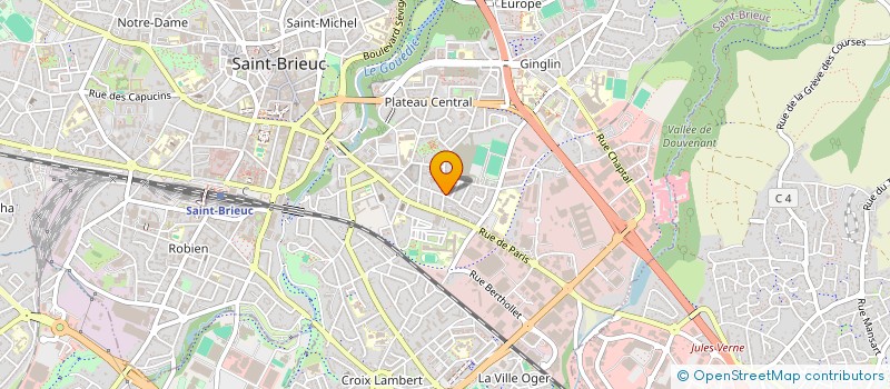 localisation de l'entreprise MADAME MARIE-FRANCE BERLANDI à SAINT-BRIEUC