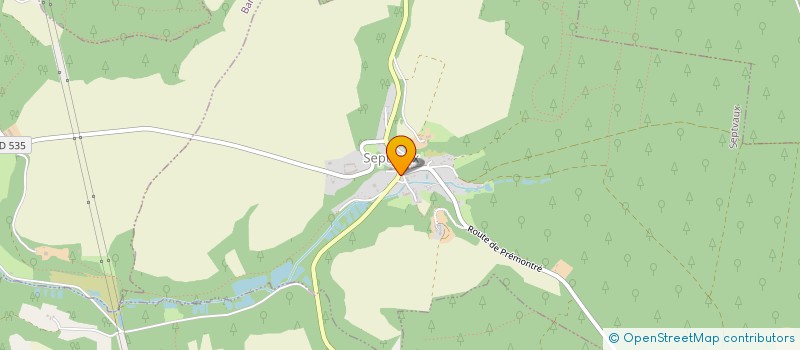 localisation de l'entreprise MADAME MARIE-FRANCE BERTHIN  SEPTVAUX