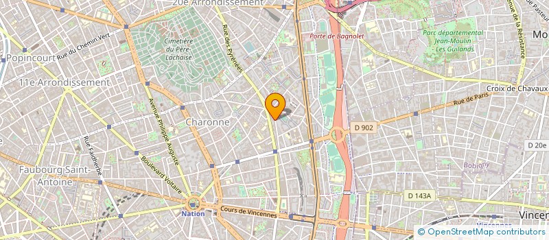 localisation de l'entreprise MADAME MARIE-FRANCE BEUVADEN  PARIS