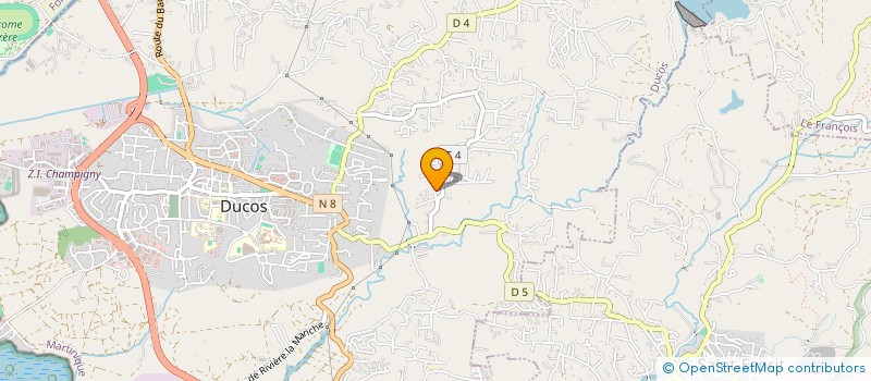 localisation de l'entreprise MADAME MARIE-FRANCE BICETRE  DUCOS