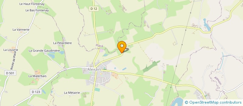 localisation de l'entreprise MADAME MARIE-FRANCE BLIN  ANDOUILLE