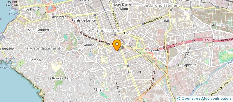 localisation de l'entreprise MADAME MARIE-FRANCE BOCHOT à MARSEILLE