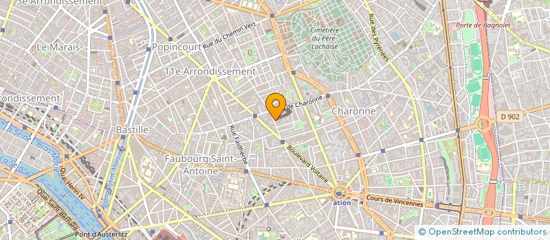 localisation de l'entreprise MADAME MARIE-FRANCE BODART  PARIS