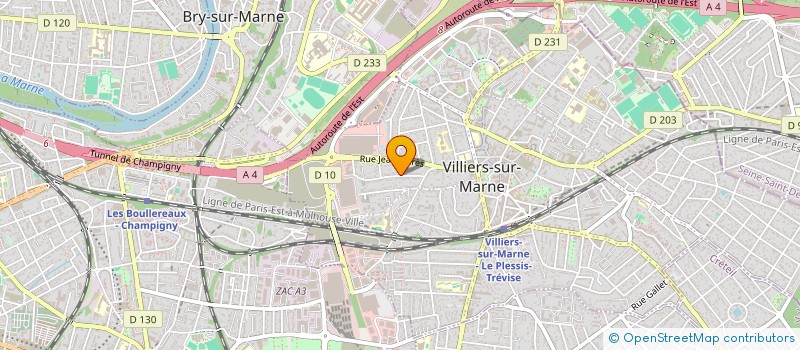 localisation de l'entreprise MADAME MARIE FRANCE BOUCHER  VILLIERS-SUR-MARNE