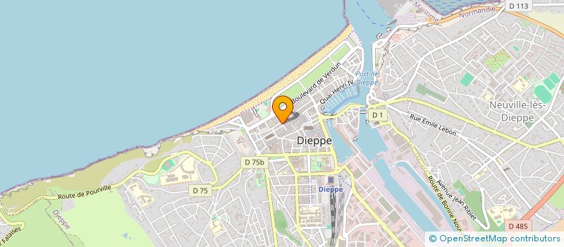 localisation de l'entreprise MADAME MARIE-FRANCE BOUTEILLER à DIEPPE