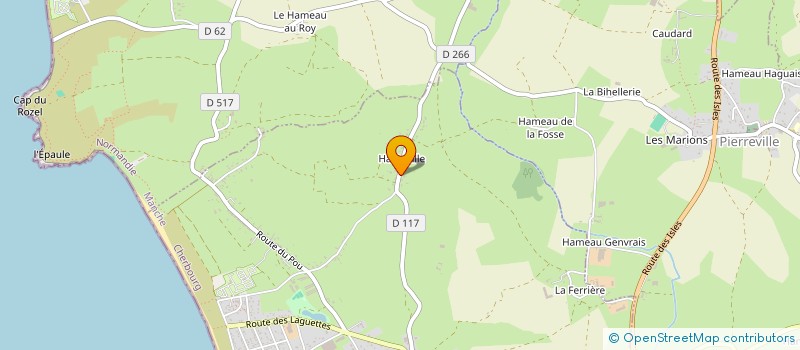 localisation de l'entreprise MADAME MARIE FRANCE BRIERE  SURTAINVILLE