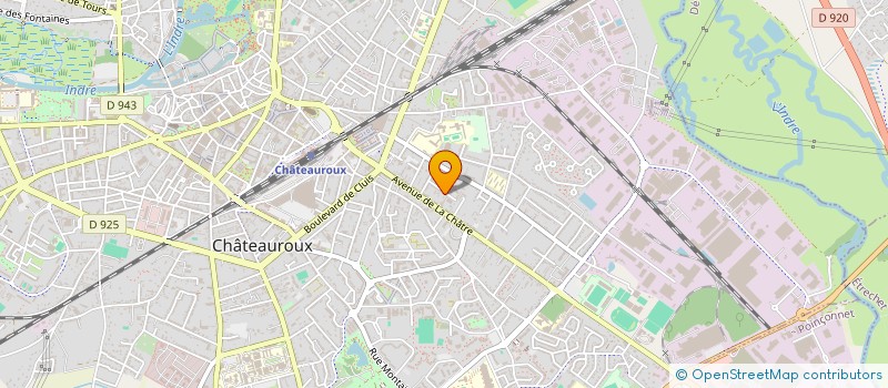 localisation de l'entreprise MADAME MARIE FRANCE BUFFON à CHATEAUROUX