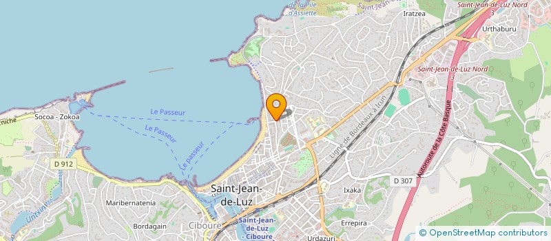 localisation de l'entreprise MADAME MARIE-FRANCE BUSNEL à SAINT-JEAN-DE-LUZ