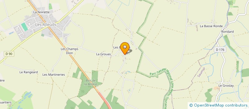 localisation de l'entreprise MADAME MARIE FRANCE CADIOU  BRISSAC LOIRE AUBANCE