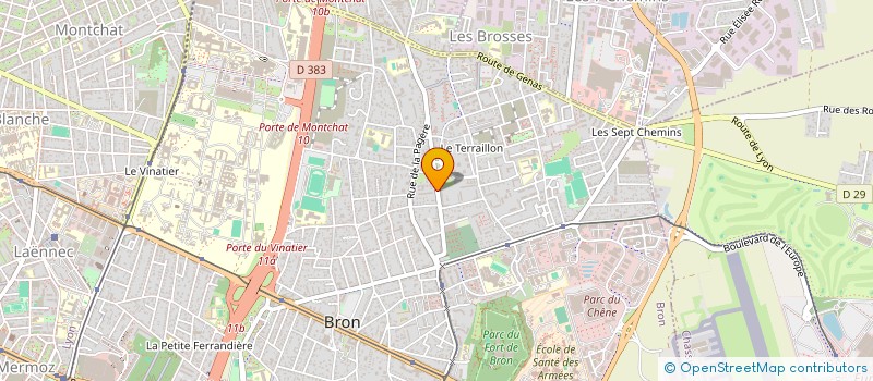 localisation de l'entreprise MADAME MARIE FRANCE CALLU  BRON