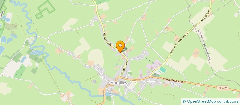 localisation de l'entreprise MADAME MARIE-FRANCE CARON  MAROILLES