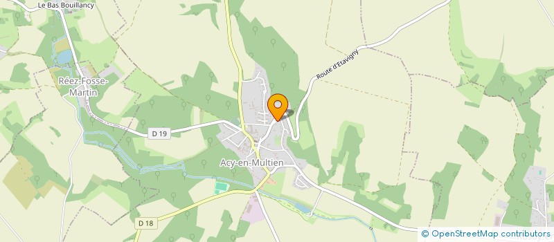 localisation de l'entreprise MADAME MARIE-FRANCE CHANDRU  ACY-EN-MULTIEN