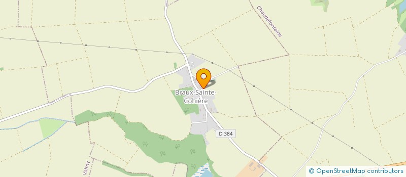 localisation de l'entreprise MADAME MARIE-FRANCE CHARLE  BRAUX-SAINTE-COHIERE