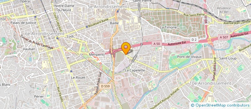 localisation de l'entreprise MADAME MARIE-FRANCE CINELLI à MARSEILLE