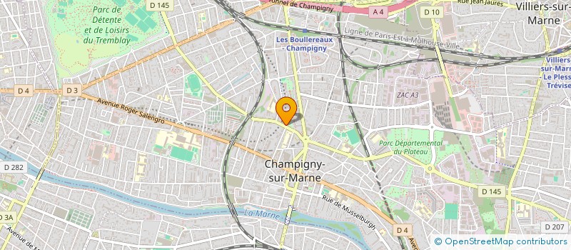 localisation de l'entreprise MADAME MARIE FRANCE CLEAVE  CHAMPIGNY-SUR-MARNE