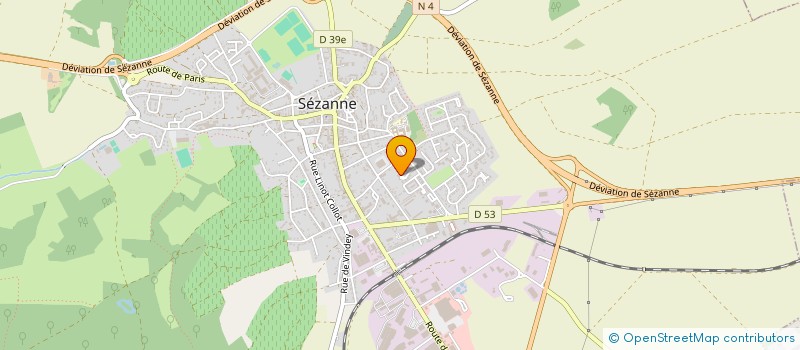 localisation de l'entreprise MADAME MARIE-FRANCE COLET à SEZANNE