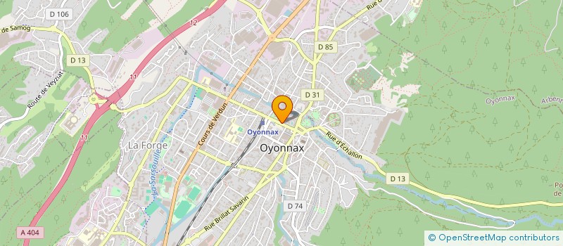 localisation de l'entreprise MADAME MARIE-FRANCE COMBES  OYONNAX