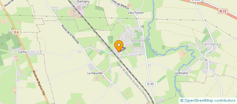 localisation de l'entreprise MADAME MARIE-FRANCE COUPPEY  CROUAY