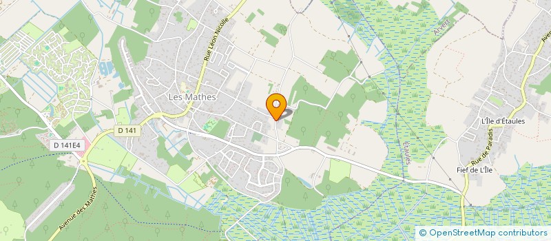 localisation de l'entreprise MADAME MARIE-FRANCE COUZINOU  LES MATHES