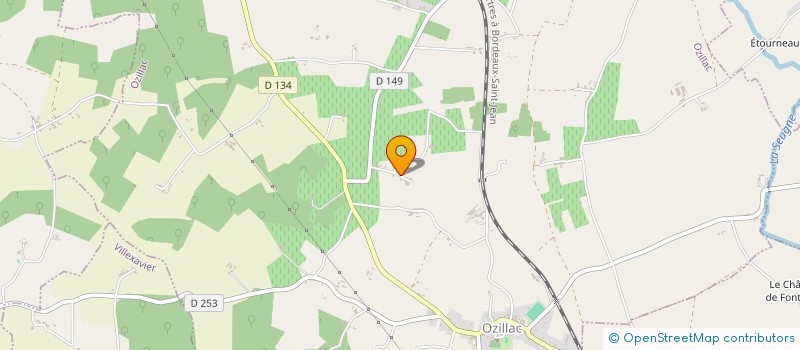 localisation de l'entreprise MADAME MARIE-FRANCE CRAMPE  OZILLAC