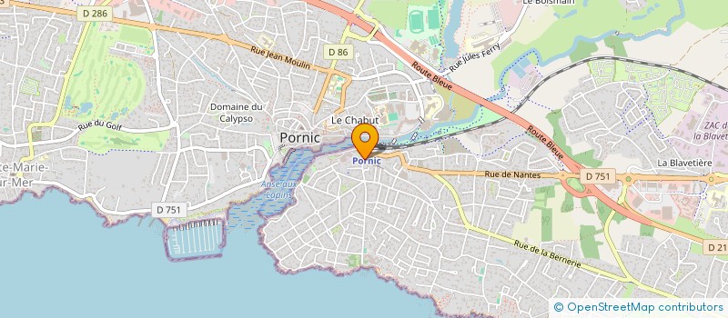 localisation de l'entreprise MADAME MARIE-FRANCE CULTIEN  PORNIC