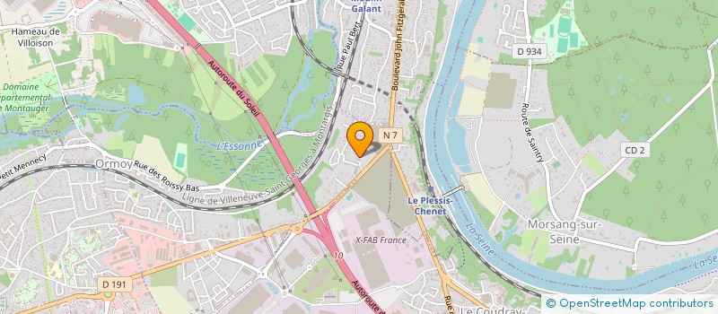 localisation de l'entreprise MADAME MARIE-FRANCE DAYET  ORMOY