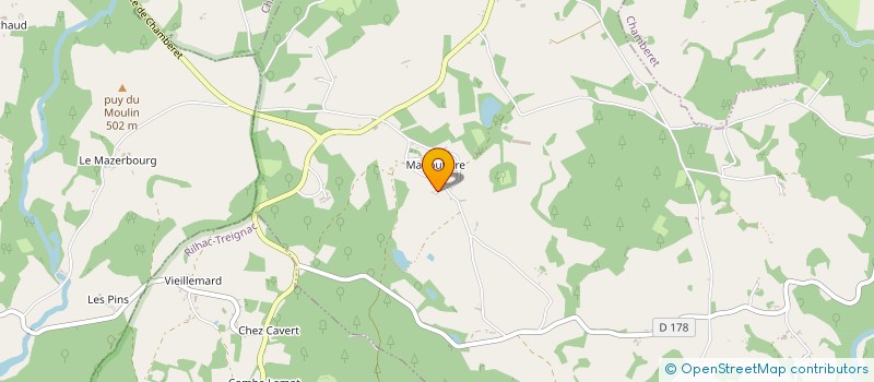 localisation de l'entreprise MADAME MARIE FRANCE DE MIRANDA  SOUDAINE-LAVINADIERE