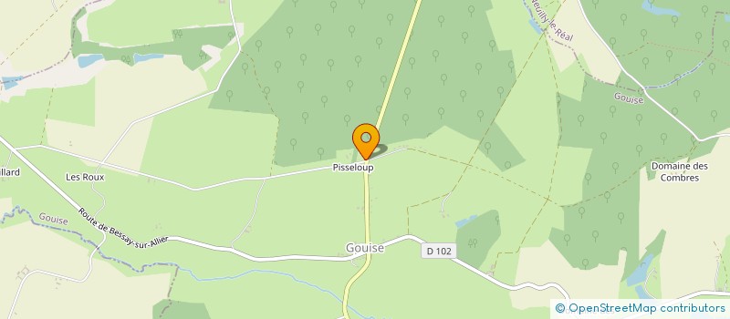 localisation de l'entreprise MADAME MARIE FRANCE DE SAMPIGNY  GOUISE