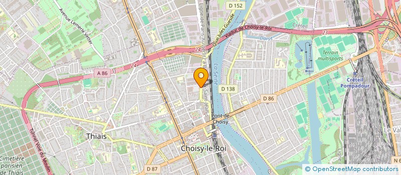 localisation de l'entreprise MADAME MARIE-FRANCE DEL OLMO GARCIA  CHOISY-LE-ROI