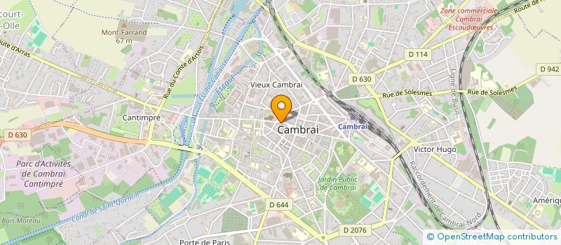 localisation de l'entreprise MADAME MARIE-FRANCE DELCROIX  CAMBRAI