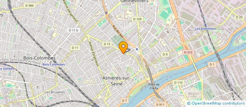 localisation de l'entreprise MADAME MARIE-FRANCE DELICHERE à ASNIERES-SUR-SEINE