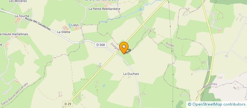 localisation de l'entreprise MADAME MARIE FRANCE DREUX  JUVIGNE