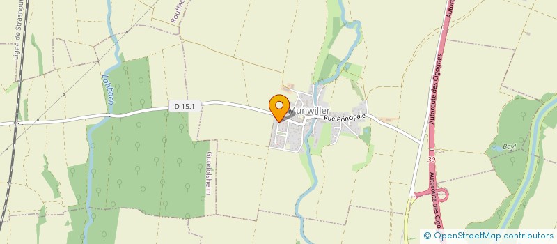 localisation de l'entreprise MADAME MARIE FRANCE DREYER  MUNWILLER