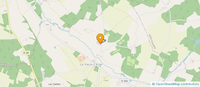 localisation de l'entreprise MADAME MARIE-FRANCE DUBREUIL à LE VIEUX-CERIER