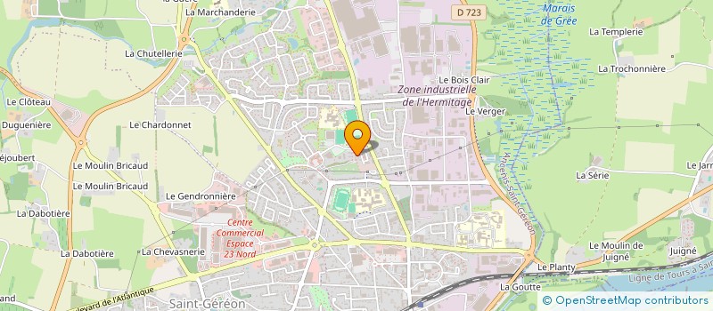 localisation de l'entreprise MADAME MARIE FRANCE EBOCK-EBOCK  ANCENIS-SAINT-GEREON