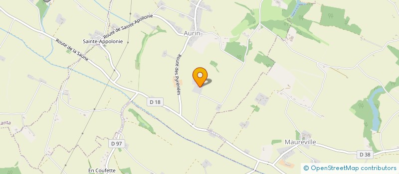 localisation de l'entreprise MADAME MARIE-FRANCE FERNANDEZ  AURIN