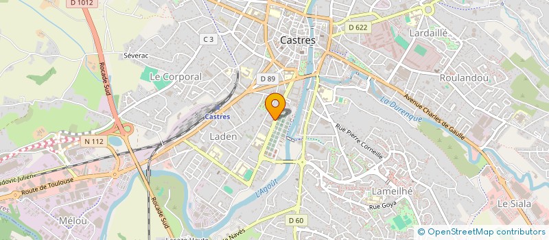 localisation de l'entreprise MADAME MARIE-FRANCE FONDERE  CASTRES