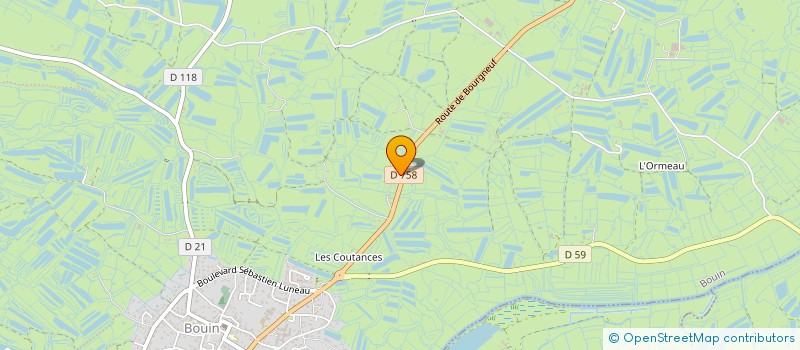 localisation de l'entreprise MADAME MARIE-FRANCE FOUCHER  SAINT-GERVAIS