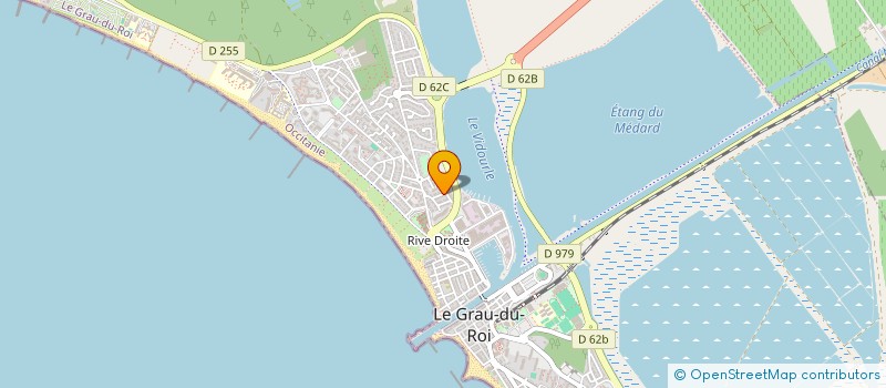 localisation de l'entreprise MADAME MARIE FRANCE FRISONI  LE GRAU-DU-ROI