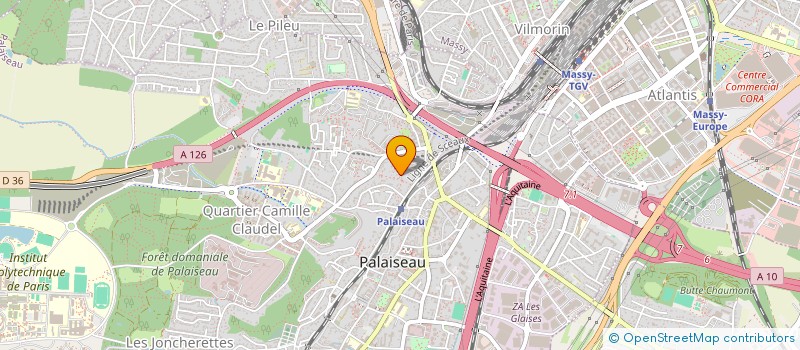 localisation de l'entreprise MADAME MARIE-FRANCE GAUTHIER à PALAISEAU