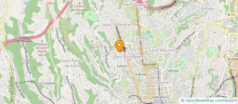 localisation de l'entreprise MADAME MARIE-FRANCE GINESY  NICE