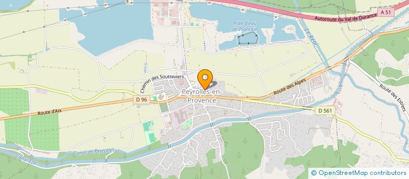 localisation de l'entreprise MADAME MARIE-FRANCE GIRAULT  PEYROLLES-EN-PROVENCE