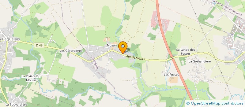 localisation de l'entreprise MADAME MARIE-FRANCE GOISET à TREILLIERES