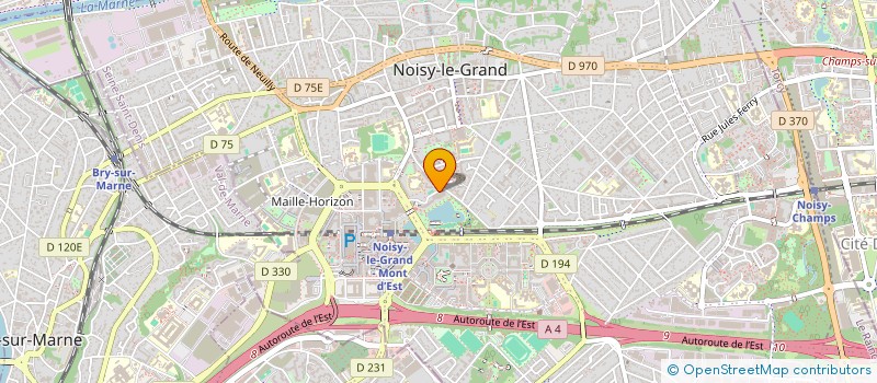 localisation de l'entreprise MADAME MARIE-FRANCE GOUDE à NOISY-LE-GRAND