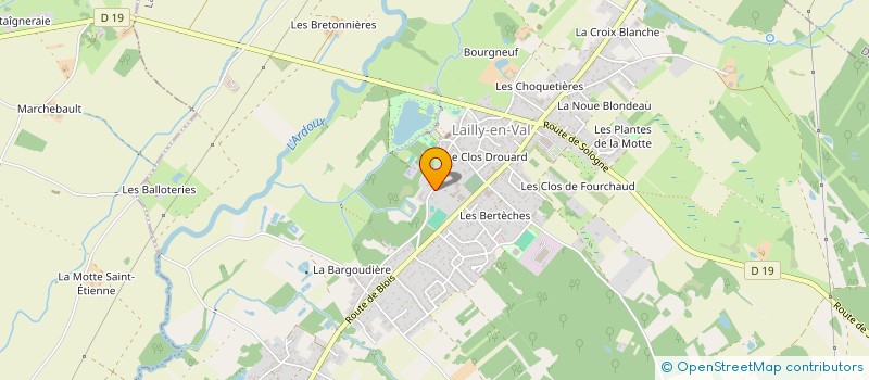 localisation de l'entreprise MADAME MARIE-FRANCE HURBAULT à LAILLY-EN-VAL