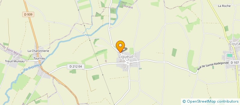 localisation de l'entreprise MADAME MARIE-FRANCE HURTAUD  COURANT