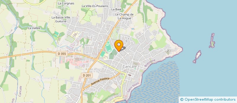 localisation de l'entreprise MADAME MARIE-FRANCE JOUBERT  CANCALE