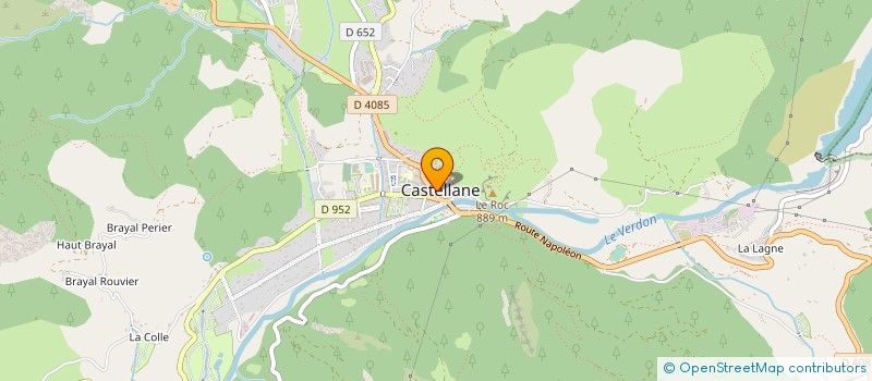 localisation de l'entreprise MADAME MARIE-FRANCE JOUIN  CASTELLANE
